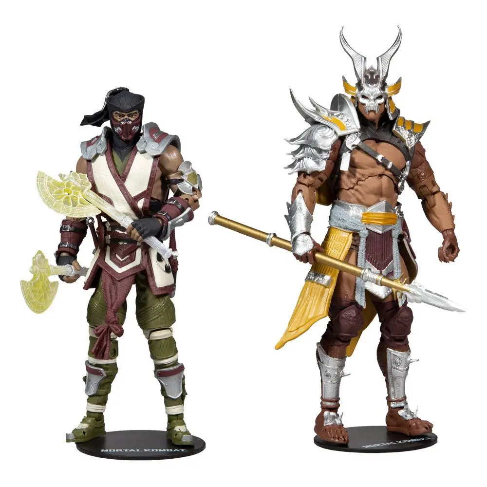 Mortal Kombat 2-Pack Sub-Zero &amp; Shao Khan akciófigura 18 cm termékfotó