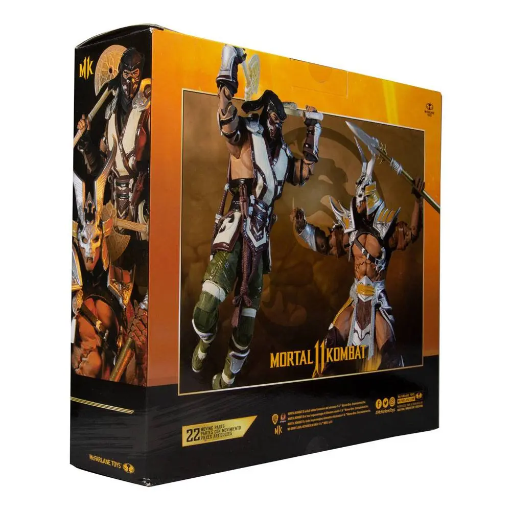 Mortal Kombat 2-Pack Sub-Zero &amp; Shao Khan akciófigura 18 cm termékfotó