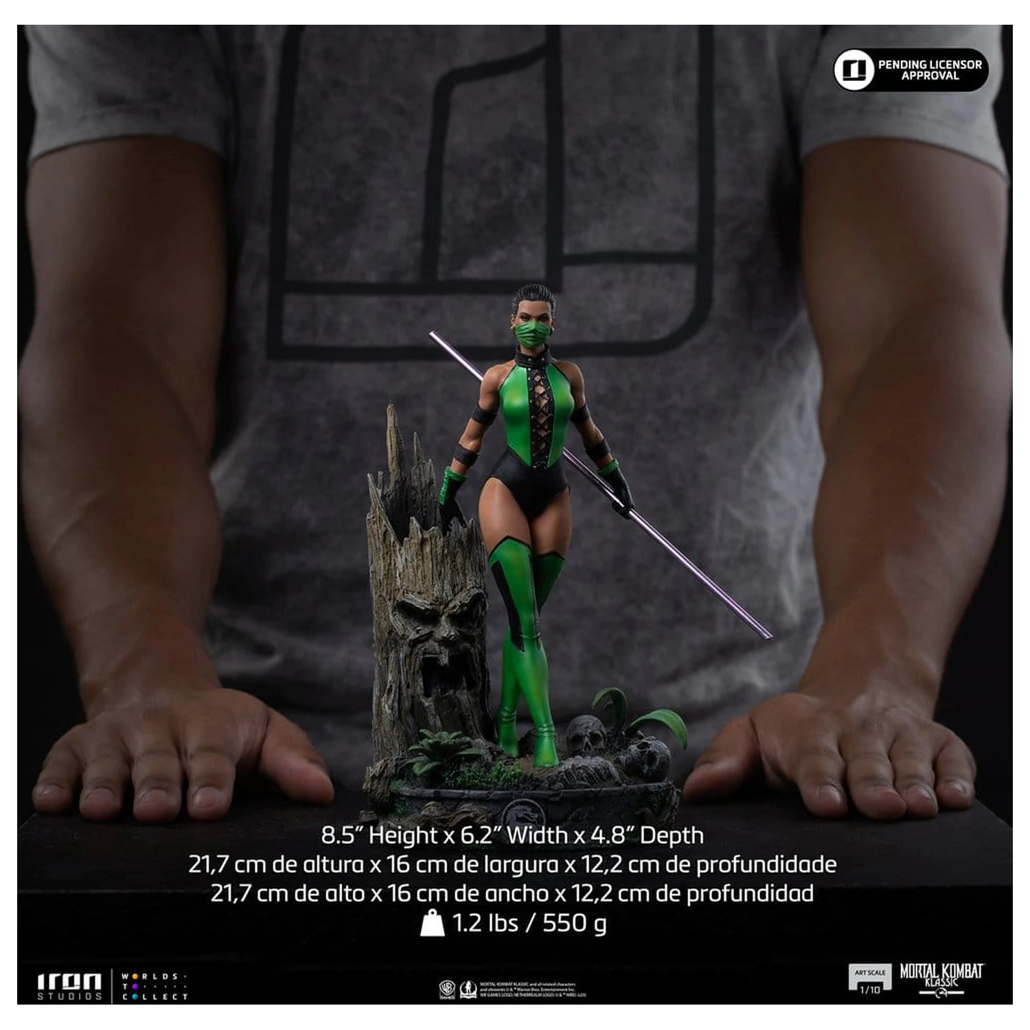 Mortal Kombat Art Scale 1/10 Jade szobor figura 22 cm termékfotó