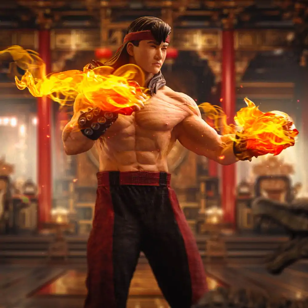 Mortal Kombat Art Scale 1/10 Liu Kang szobor figura 23 cm termékfotó