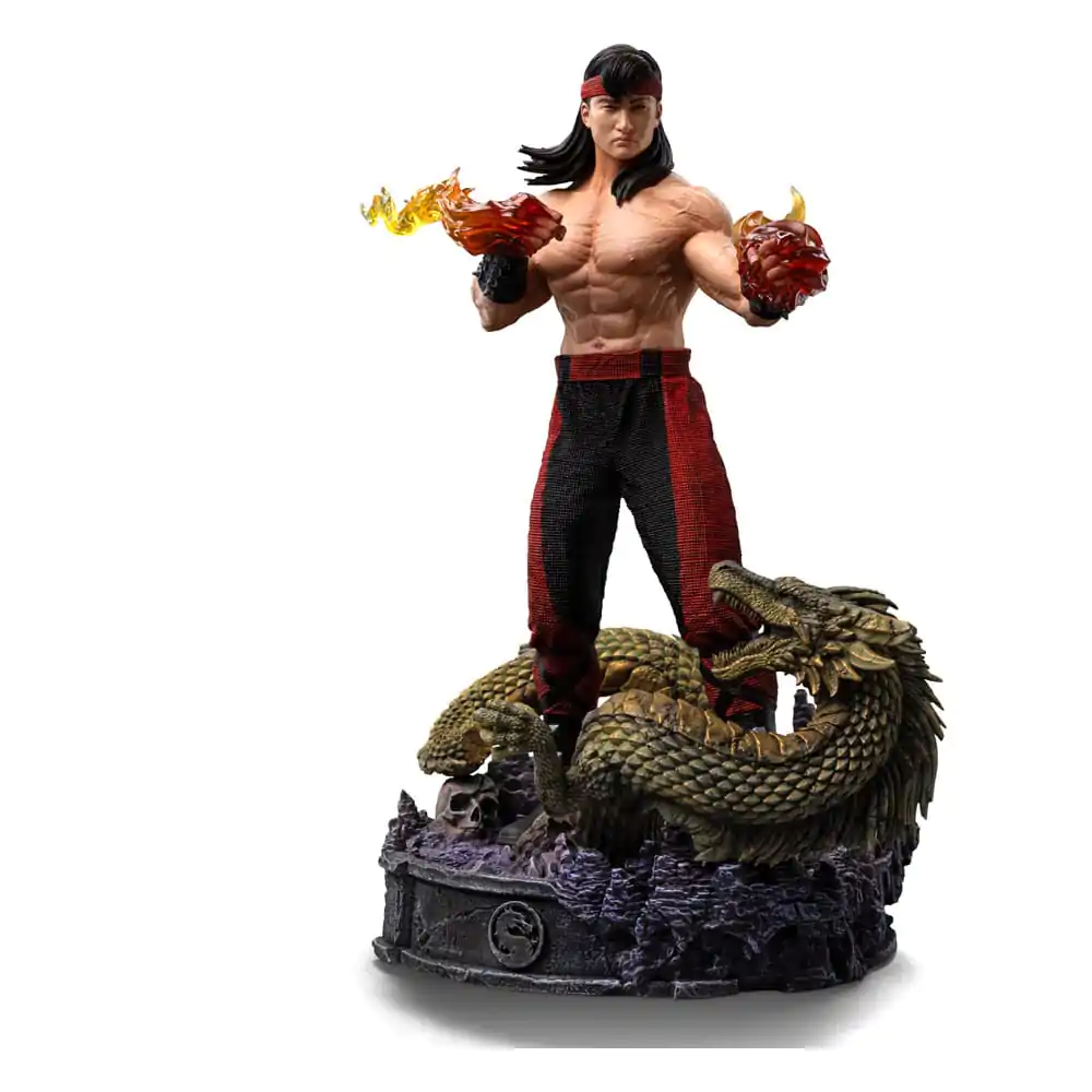 Mortal Kombat Art Scale 1/10 Liu Kang szobor figura 23 cm termékfotó