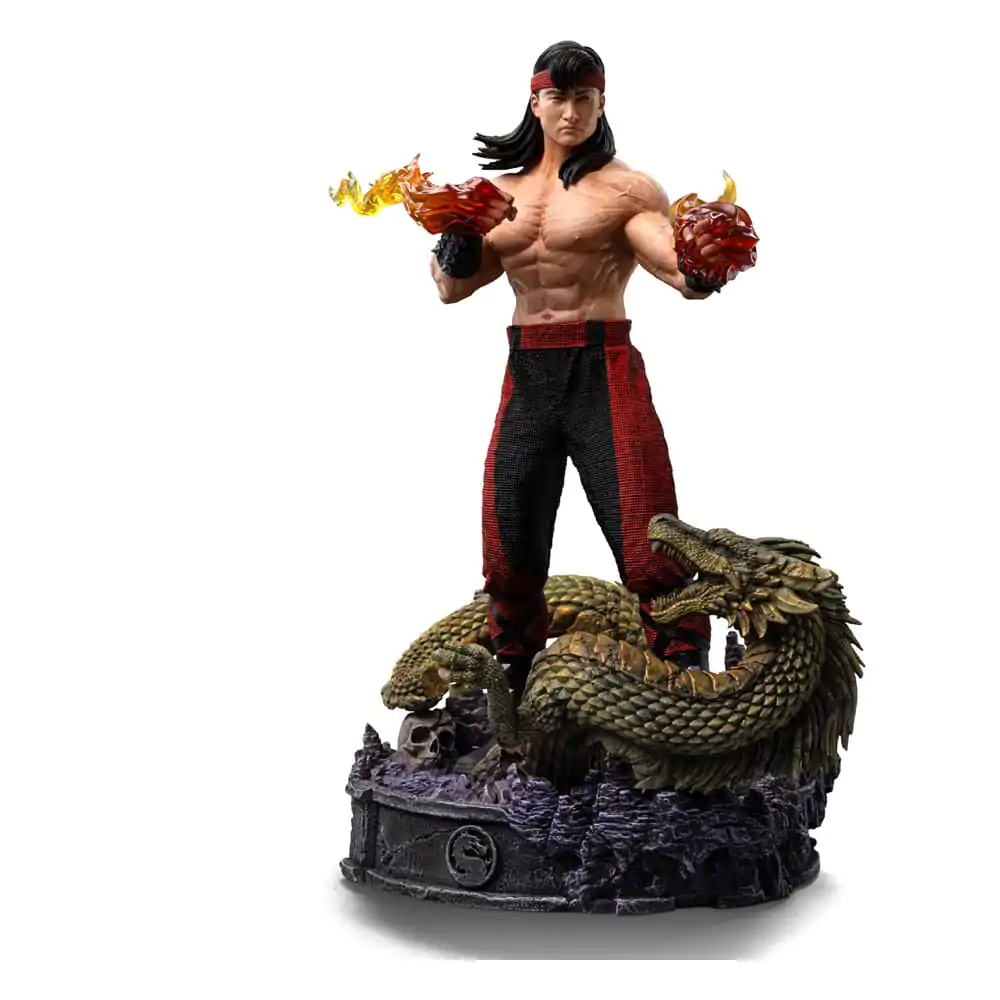 Mortal Kombat Art Scale 1/10 Liu Kang szobor figura 23 cm termékfotó