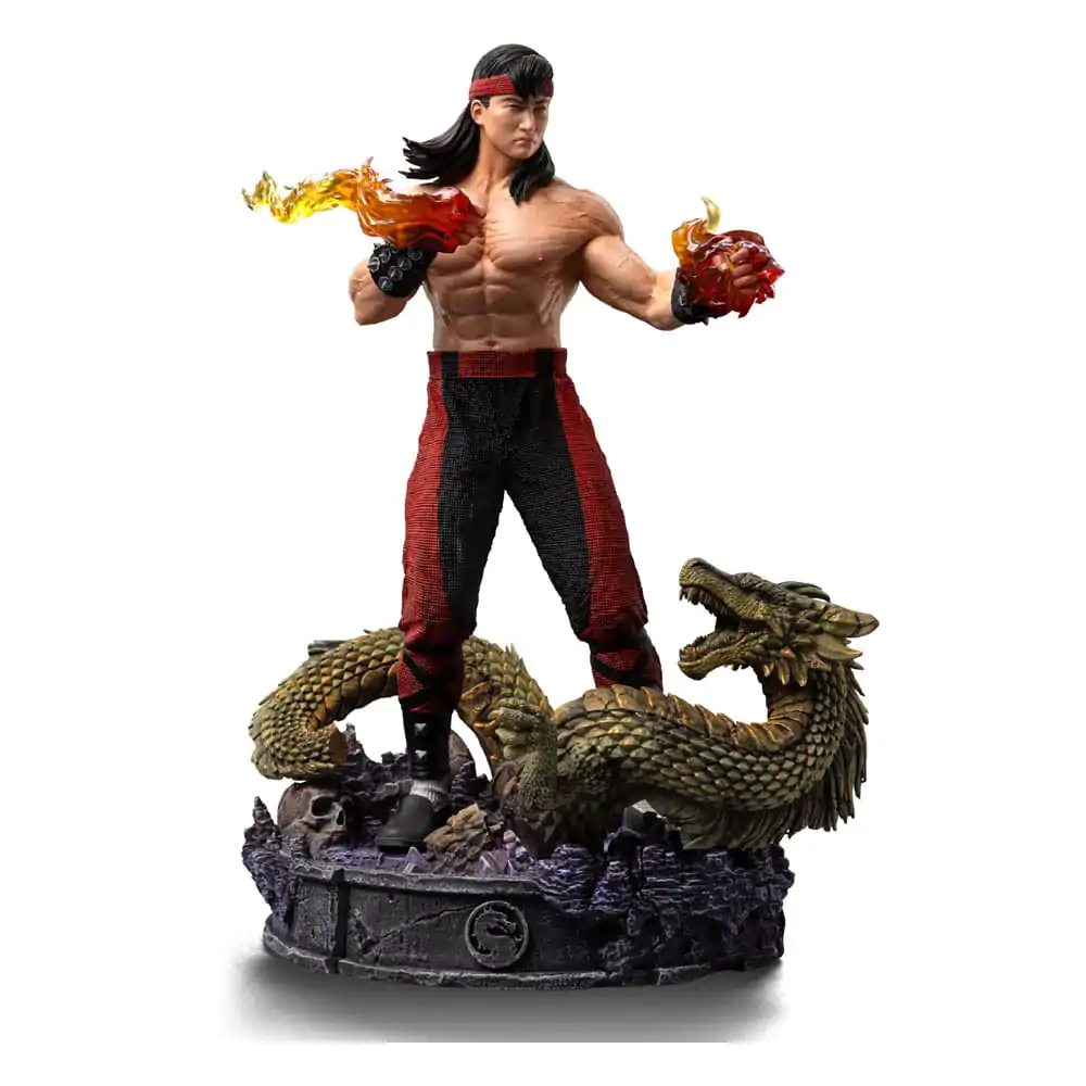 Mortal Kombat Art Scale 1/10 Liu Kang szobor figura 23 cm termékfotó