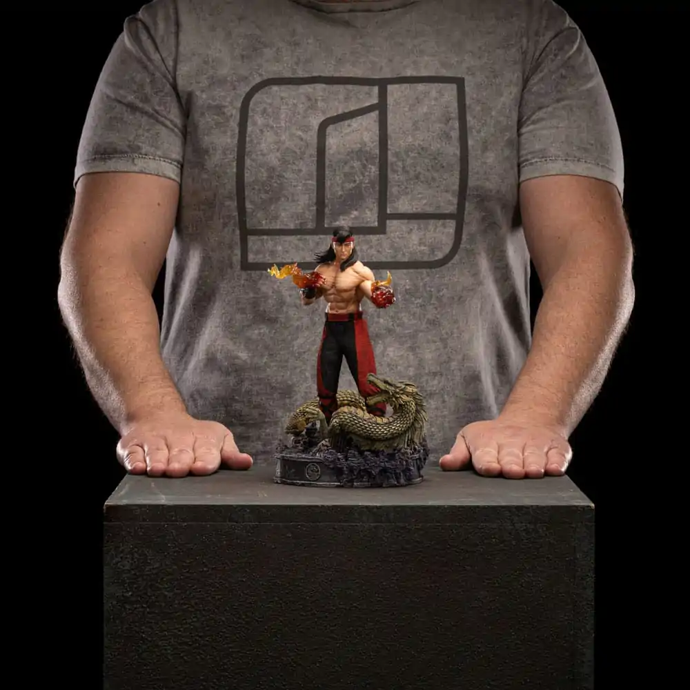 Mortal Kombat Art Scale 1/10 Liu Kang szobor figura 23 cm termékfotó