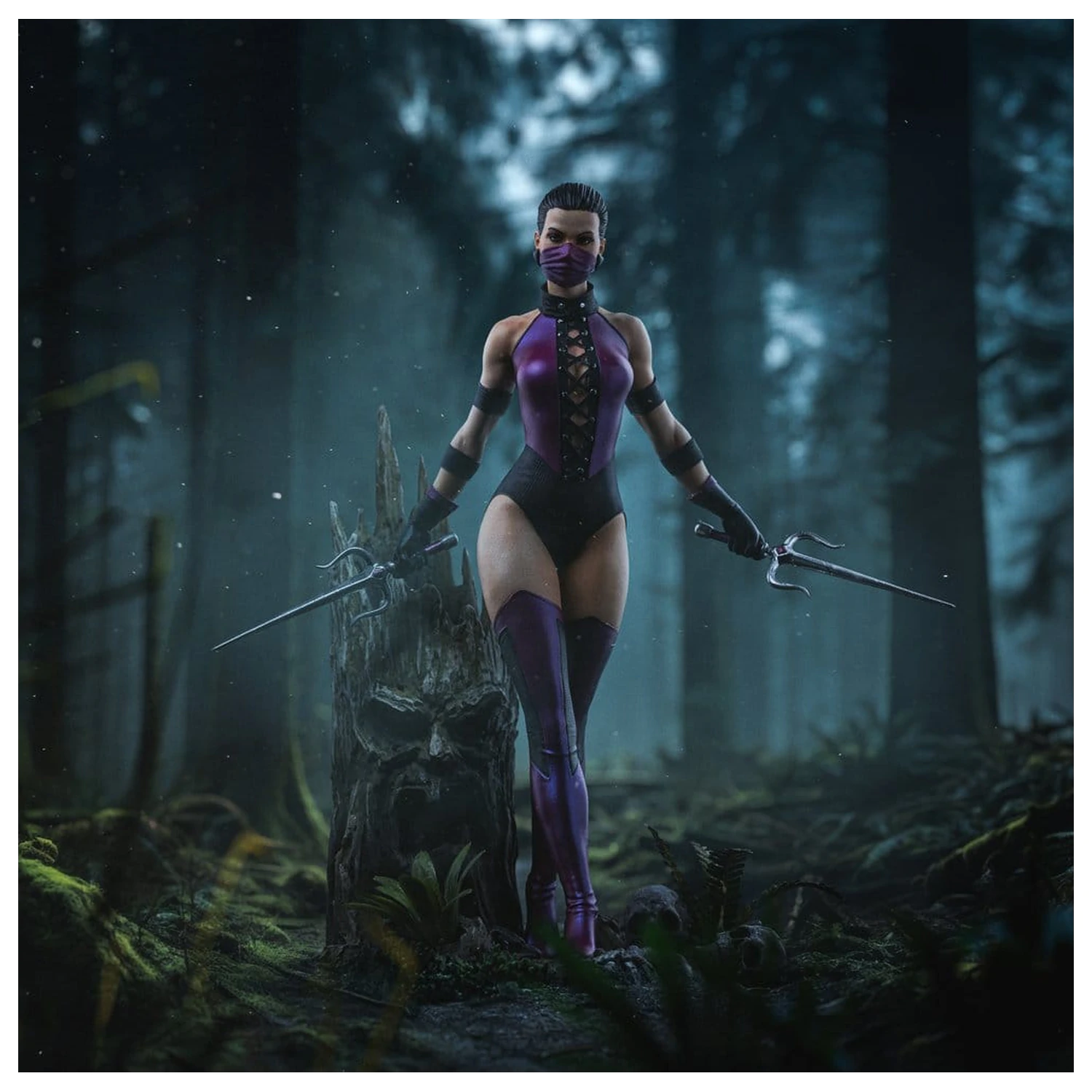 Mortal Kombat Art Scale 1/10 Mileena szobor figura 22 cm termékfotó