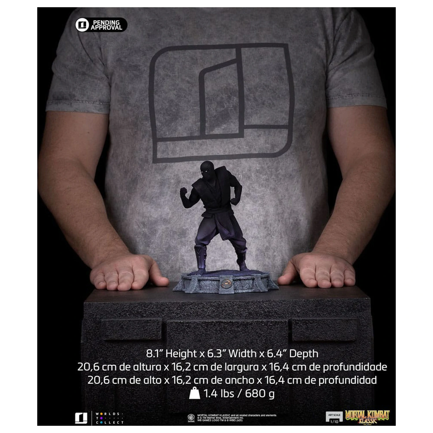 Mortal Kombat Art Scale 1/10 Noob Saibot (Ninjas Collection) szobor figura 21 cm termékfotó