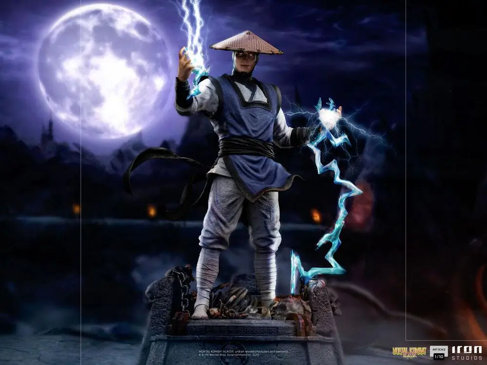 Mortal Kombat Art Scale 1/10 Raiden szobor figura 24 cm termékfotó