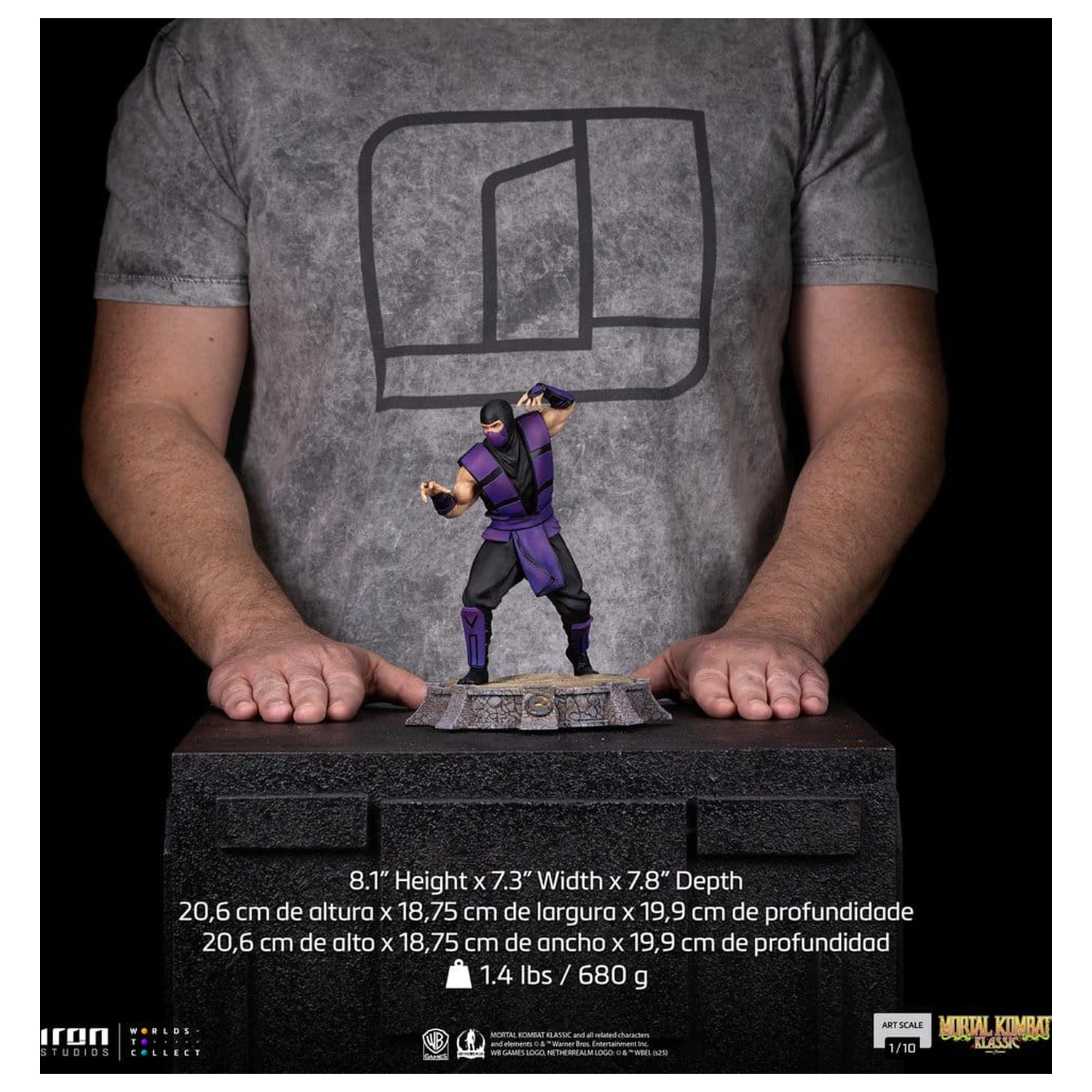 Mortal Kombat Art Scale 1/10 Rain szobor figura 21 cm termékfotó