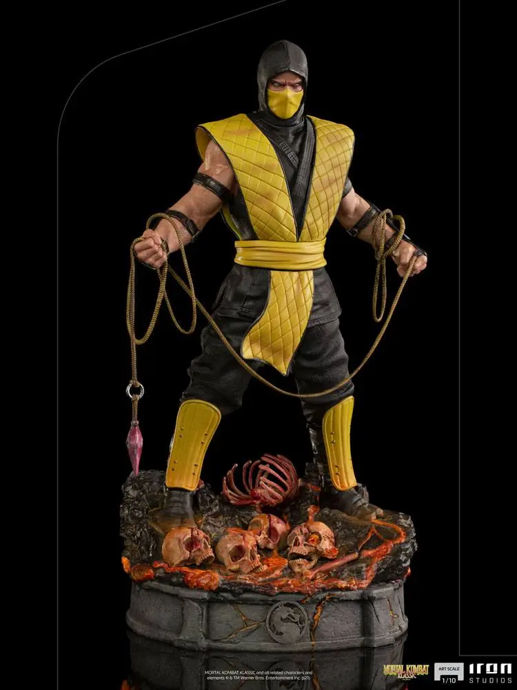 Mortal Kombat Art Scale 1/10 Scorpion szobor figura 22 cm termékfotó