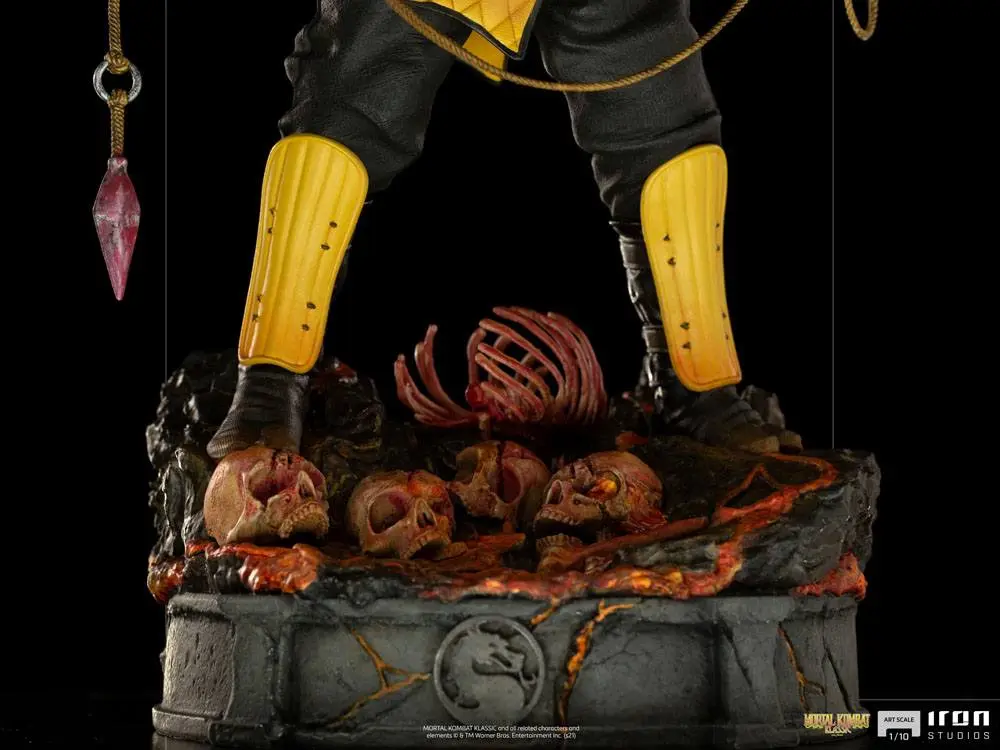 Mortal Kombat Art Scale 1/10 Scorpion szobor figura 22 cm termékfotó