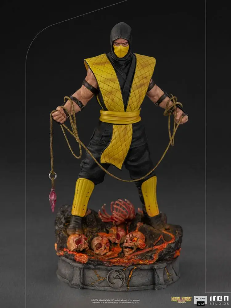 Mortal Kombat Art Scale 1/10 Scorpion szobor figura 22 cm termékfotó