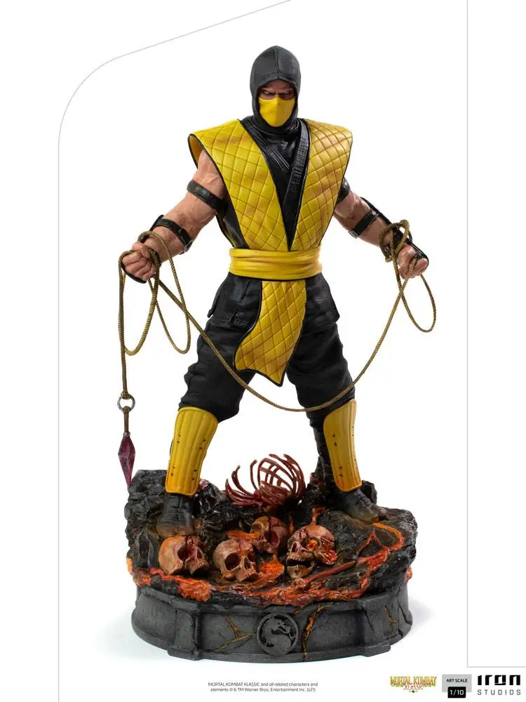 Mortal Kombat Art Scale 1/10 Scorpion szobor figura 22 cm termékfotó