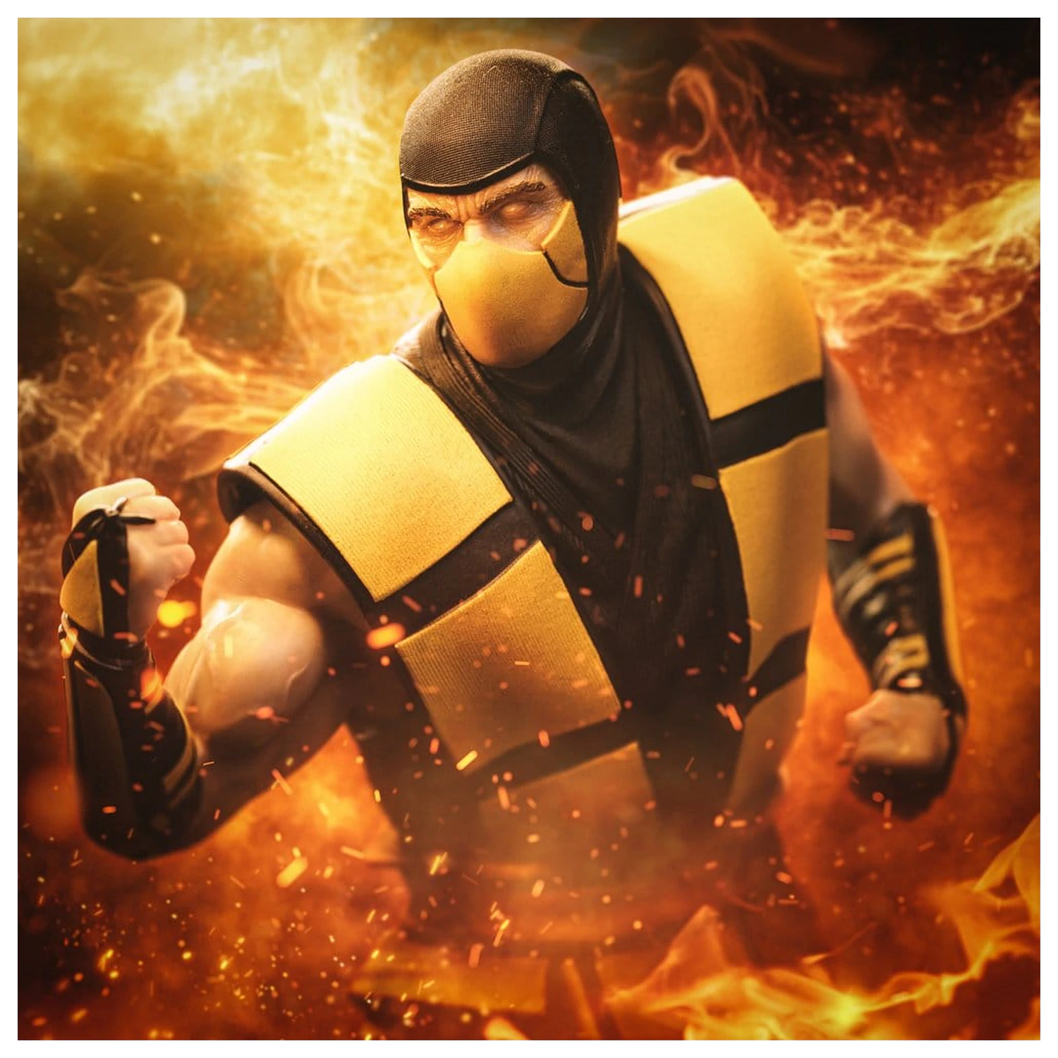 Mortal Kombat Art Scale 1/10 Scorpion (Variant) szobor figura 21 cm termékfotó
