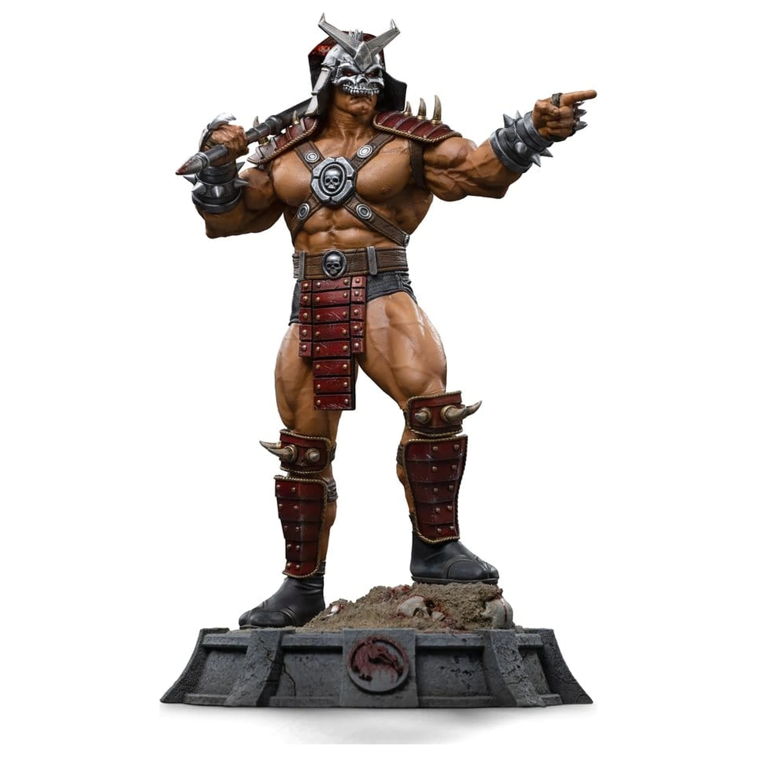 Mortal Kombat Art Scale 1/10 Shao Khan szobor figura 26 cm termékfotó