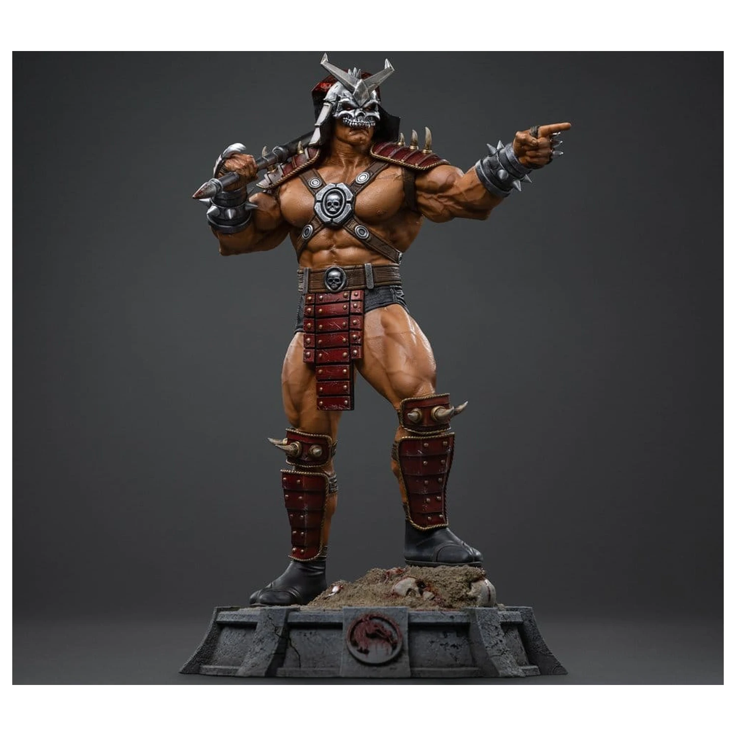 Mortal Kombat Art Scale 1/10 Shao Khan szobor figura 26 cm termékfotó