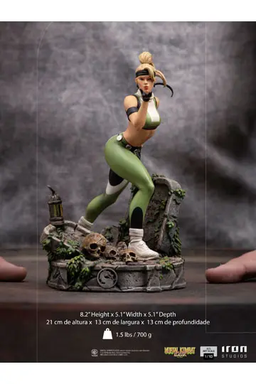 Mortal Kombat BDS Art Scale 1/10 Sonya Blade szobor figura 21 cm termékfotó