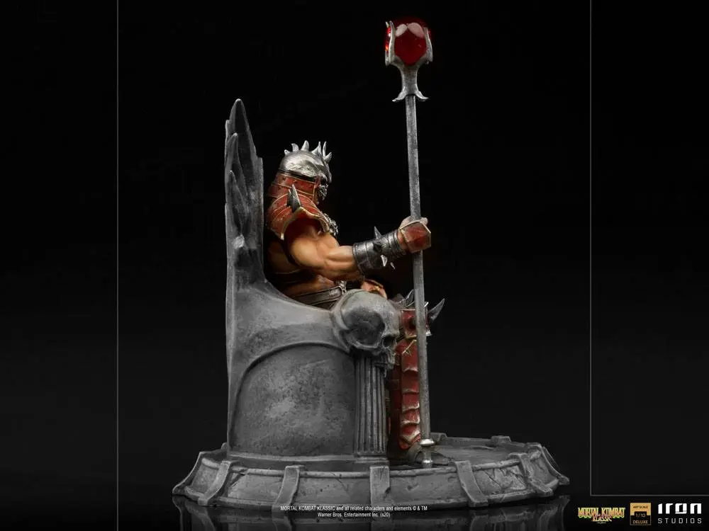 Mortal Kombat Deluxe BDS Art Scale 1/10 Shao Khan szobor figura 25 cm termékfotó