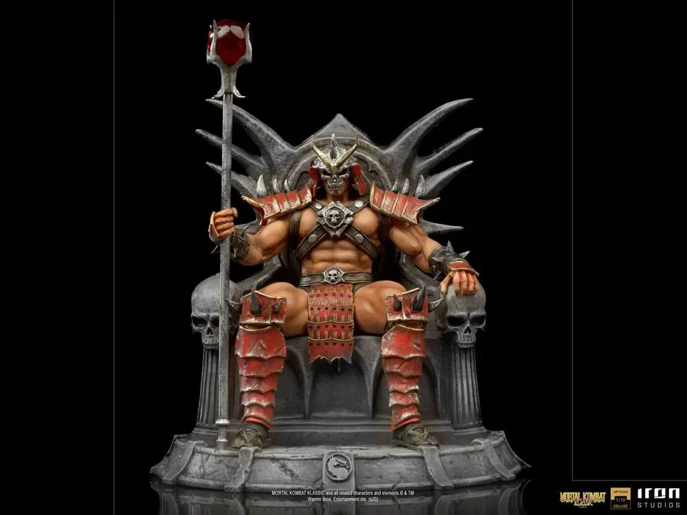 Mortal Kombat Deluxe BDS Art Scale 1/10 Shao Khan szobor figura 25 cm termékfotó