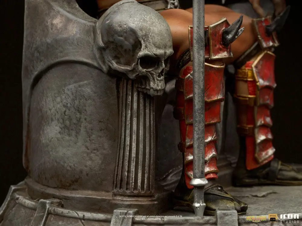 Mortal Kombat Deluxe BDS Art Scale 1/10 Shao Khan szobor figura 25 cm termékfotó