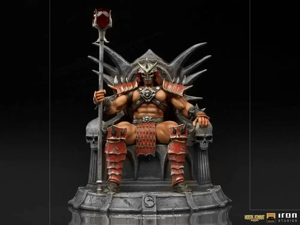 Mortal Kombat Deluxe BDS Art Scale 1/10 Shao Khan szobor figura 25 cm termékfotó