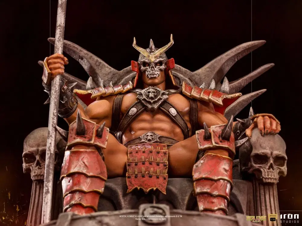 Mortal Kombat Deluxe BDS Art Scale 1/10 Shao Khan szobor figura 25 cm termékfotó