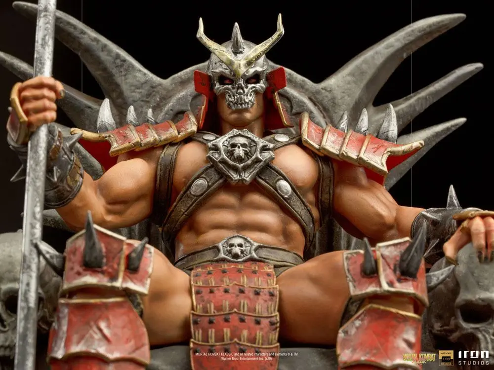 Mortal Kombat Deluxe BDS Art Scale 1/10 Shao Khan szobor figura 25 cm termékfotó