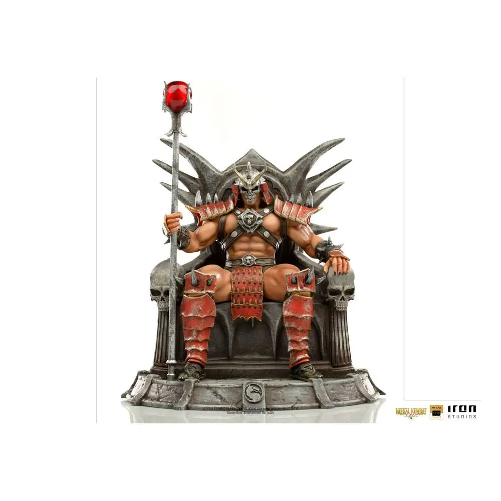 Mortal Kombat Deluxe BDS Art Scale 1/10 Shao Khan szobor figura 25 cm termékfotó