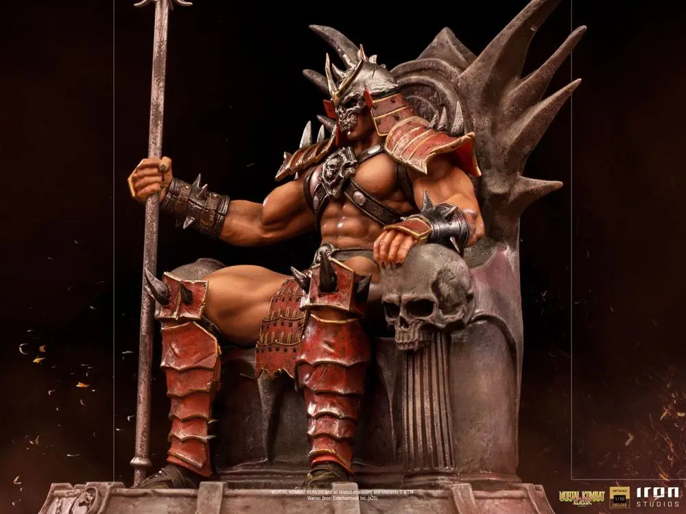 Mortal Kombat Deluxe BDS Art Scale 1/10 Shao Khan szobor figura 25 cm termékfotó