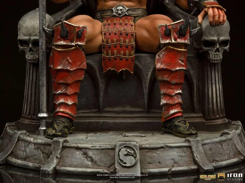 Mortal Kombat Deluxe BDS Art Scale 1/10 Shao Khan szobor figura 25 cm termékfotó