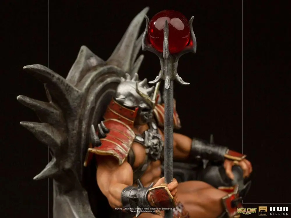 Mortal Kombat Deluxe BDS Art Scale 1/10 Shao Khan szobor figura 25 cm termékfotó