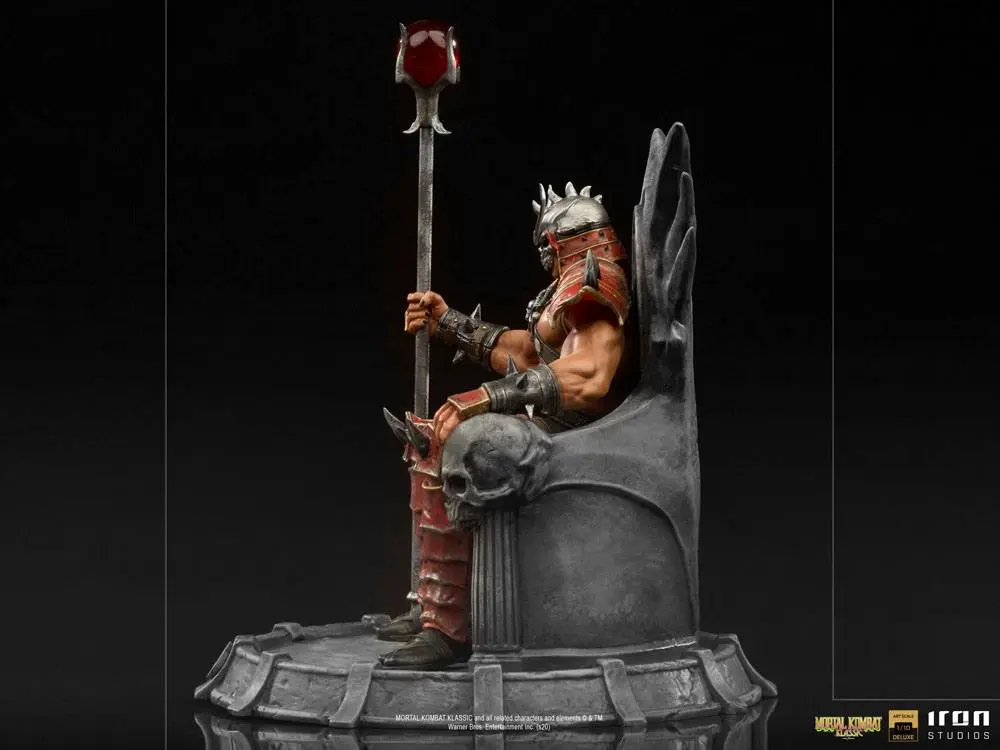 Mortal Kombat Deluxe BDS Art Scale 1/10 Shao Khan szobor figura 25 cm termékfotó