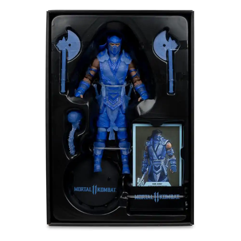 Mortal Kombat Glow in the Dark Edition Sub-Zero (Gold Label) akciófigura 18 cm termékfotó