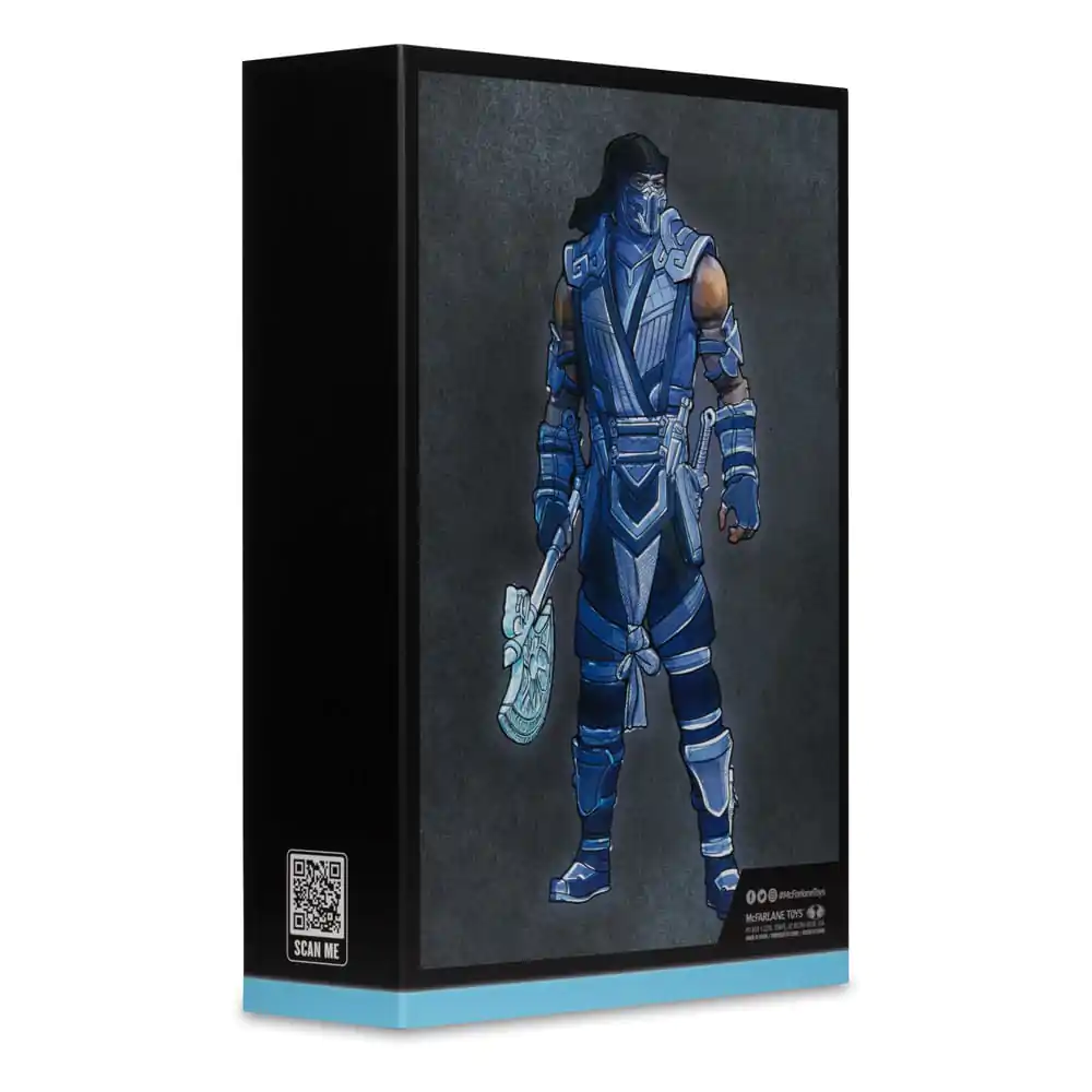 Mortal Kombat Glow in the Dark Edition Sub-Zero (Gold Label) akciófigura 18 cm termékfotó