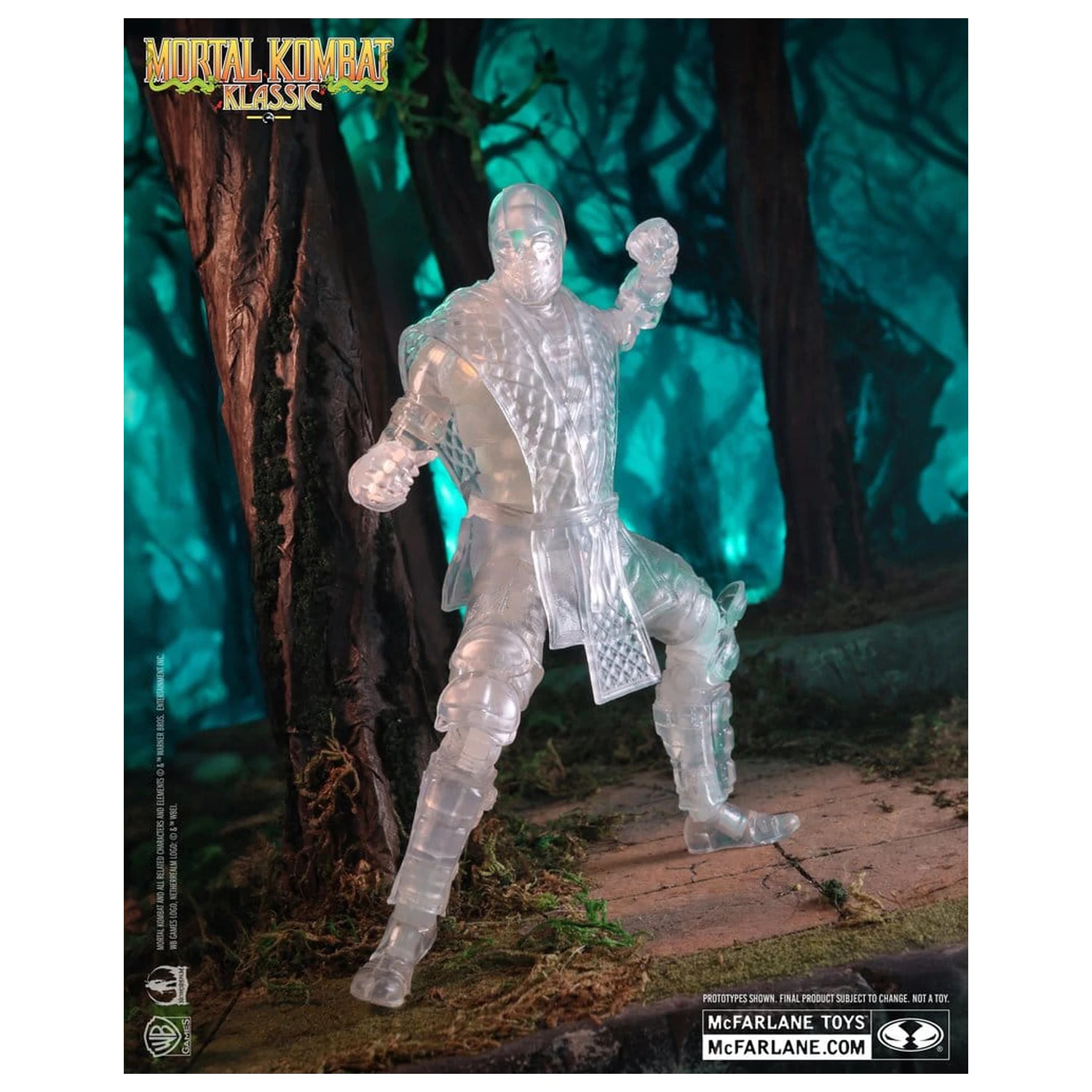 Mortal Kombat Klassic Reptile (Invisible) akciófigura 18 cm termékfotó