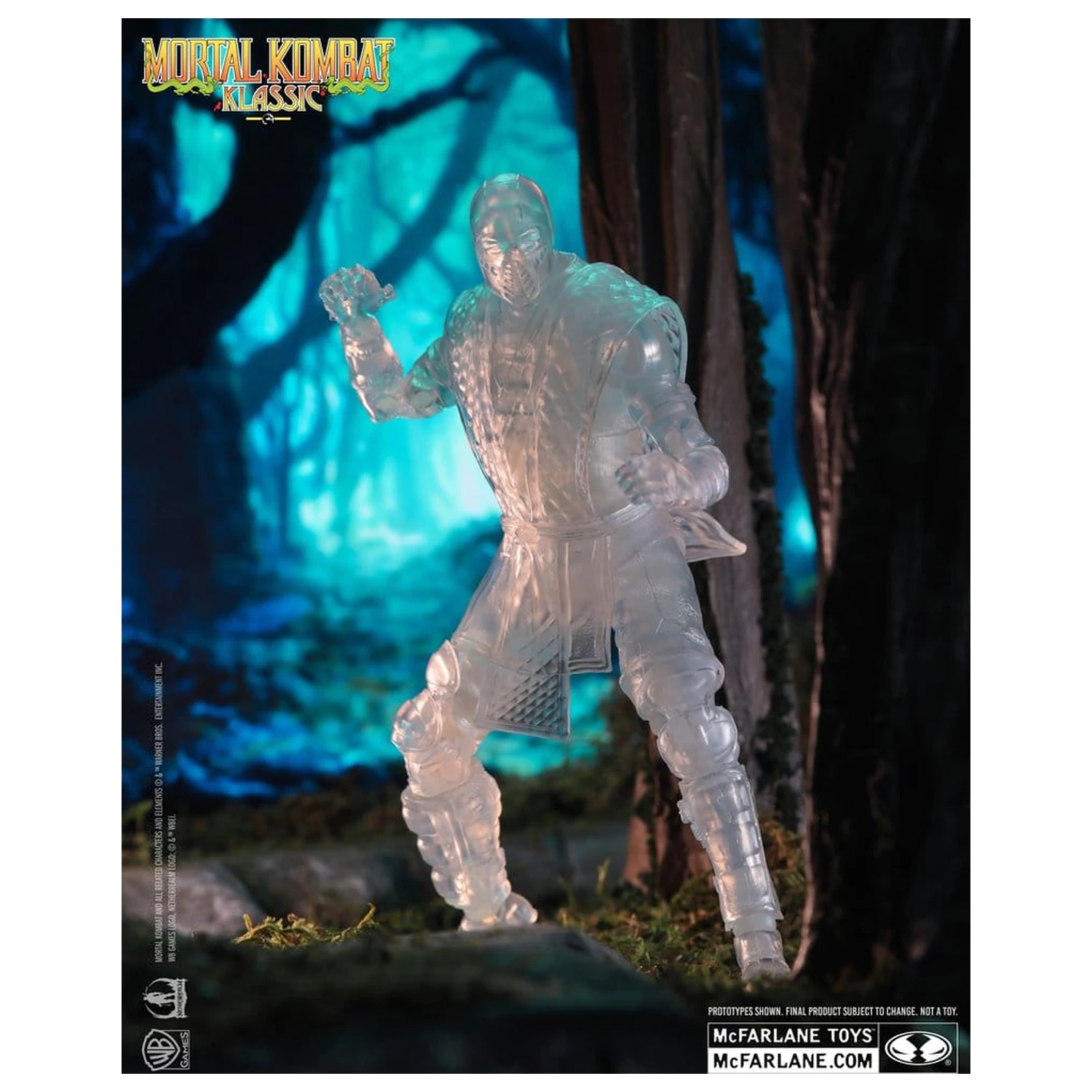Mortal Kombat Klassic Reptile (Invisible) akciófigura 18 cm termékfotó