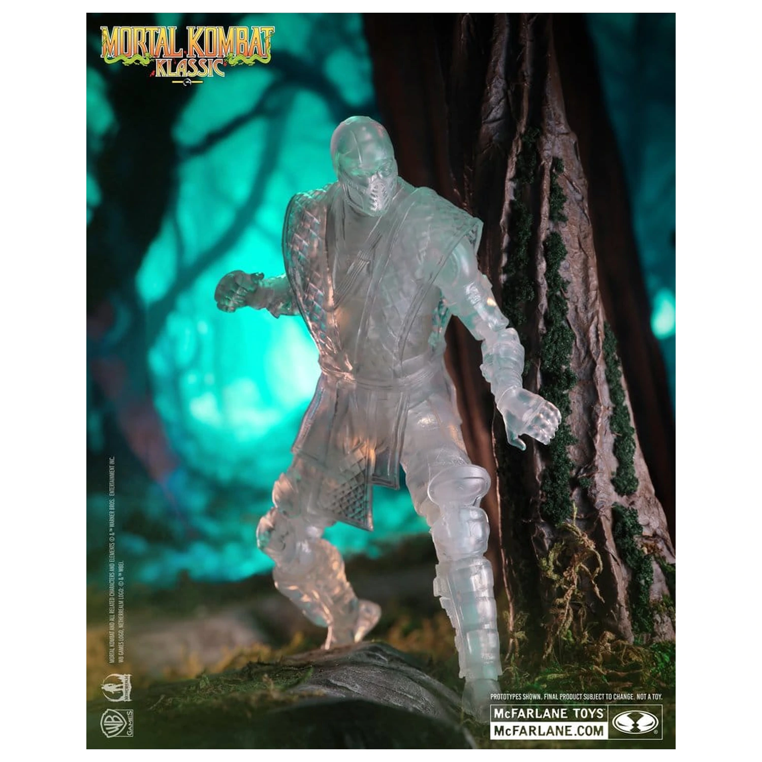 Mortal Kombat Klassic Reptile (Invisible) akciófigura 18 cm termékfotó