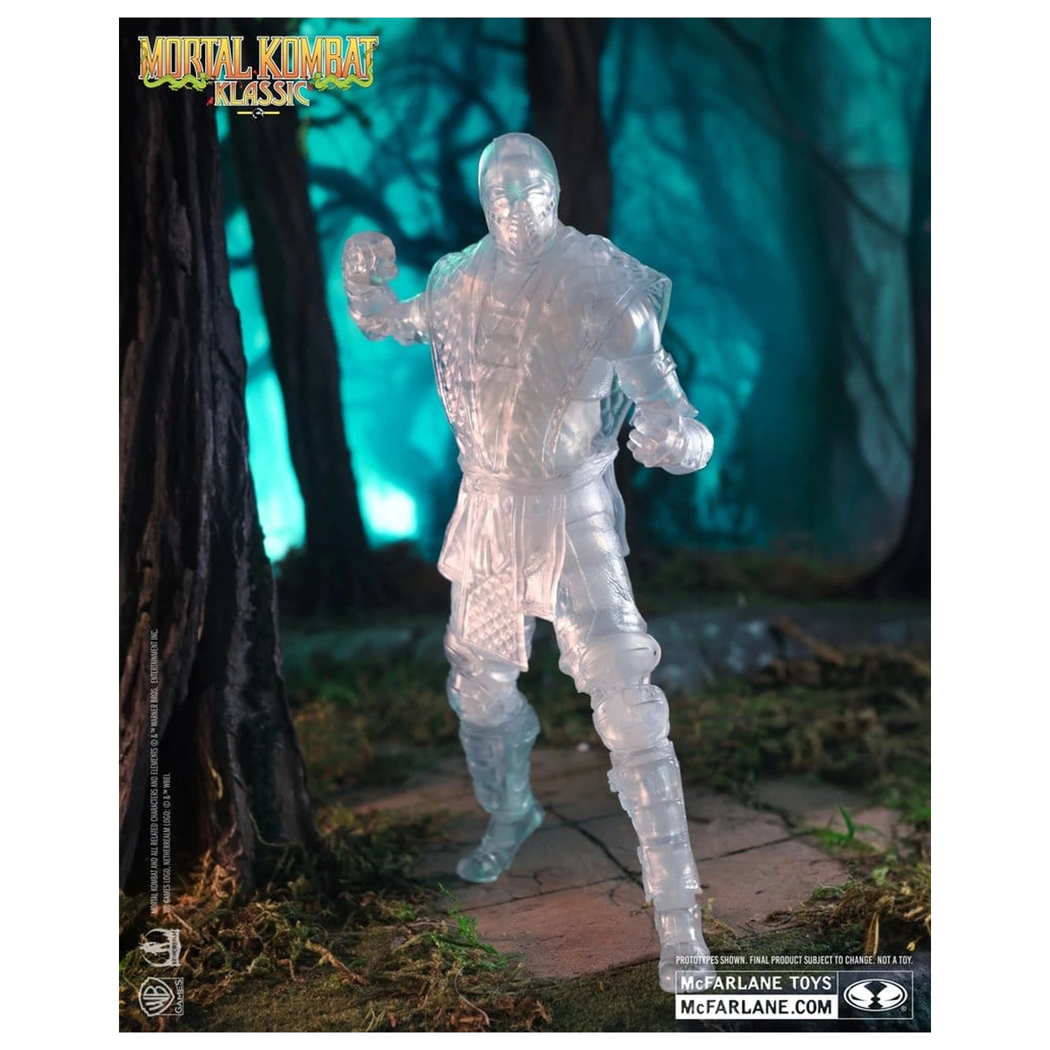Mortal Kombat Klassic Reptile (Invisible) akciófigura 18 cm termékfotó