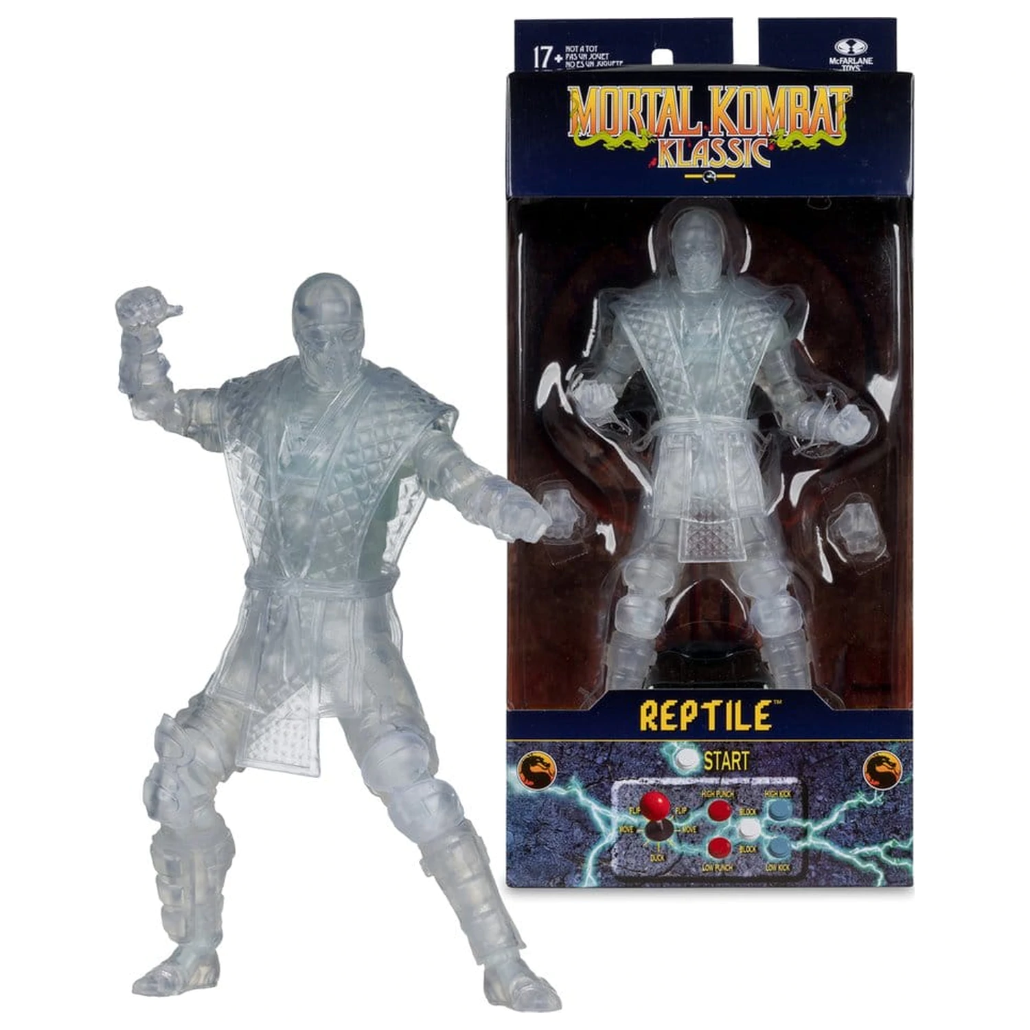 Mortal Kombat Klassic Reptile (Invisible) akciófigura 18 cm termékfotó
