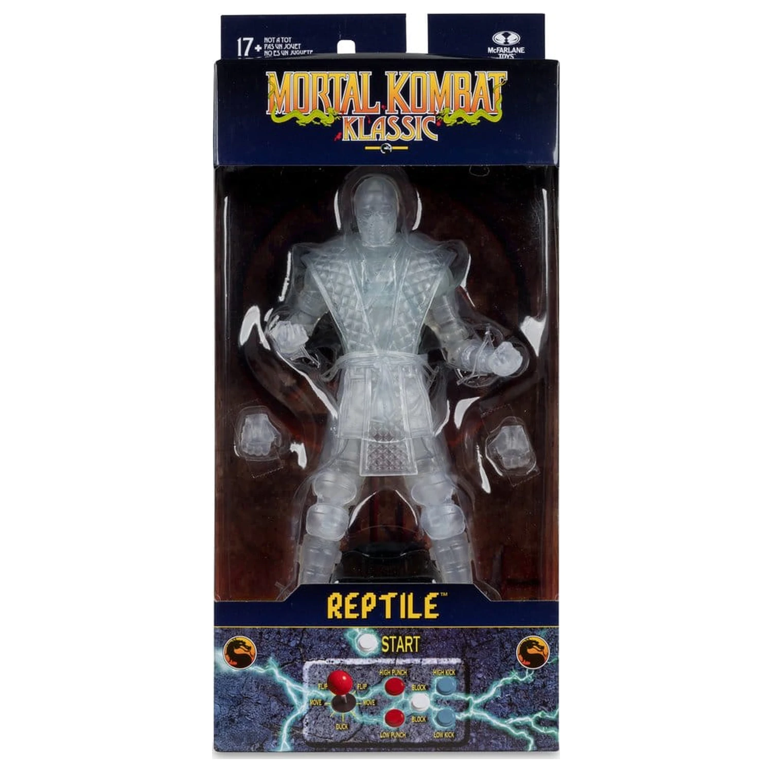 Mortal Kombat Klassic Reptile (Invisible) akciófigura 18 cm termékfotó