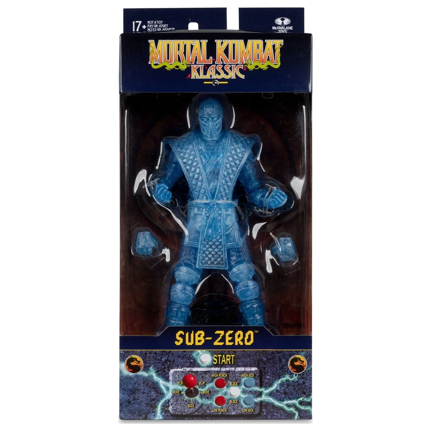 Mortal Kombat Klassic Sub-Zero (Ice Clone) akciófigura 18 cm termékfotó
