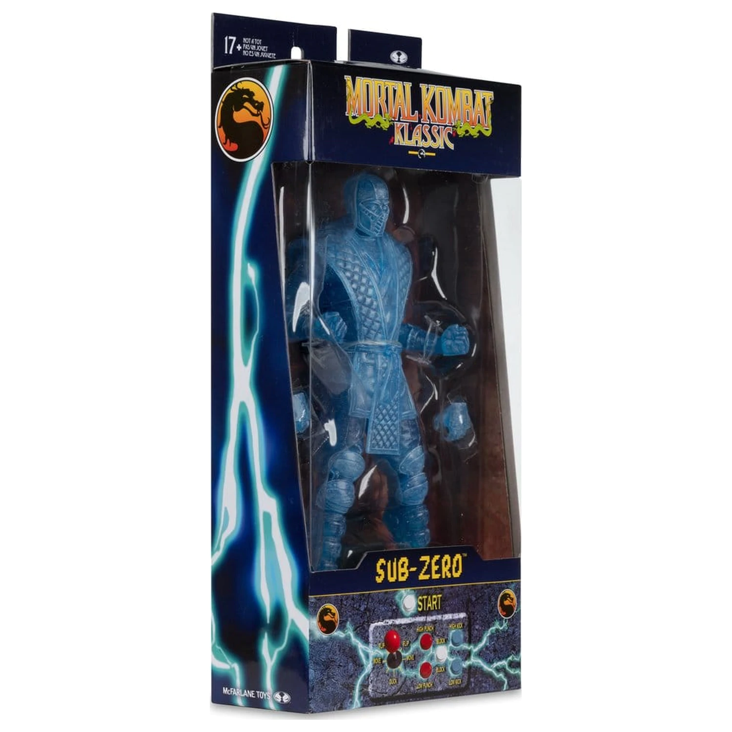 Mortal Kombat Klassic Sub-Zero (Ice Clone) akciófigura 18 cm termékfotó