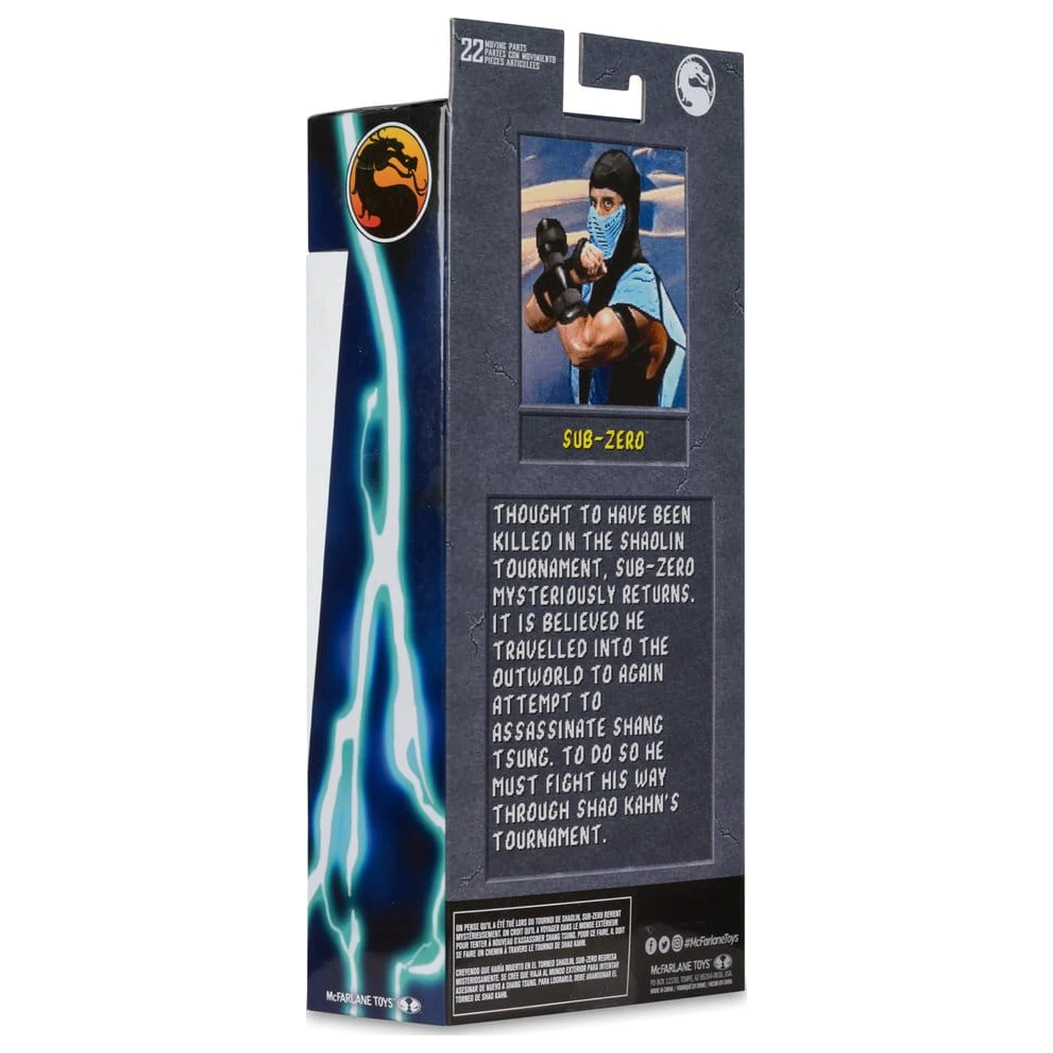 Mortal Kombat Klassic Sub-Zero (Ice Clone) akciófigura 18 cm termékfotó