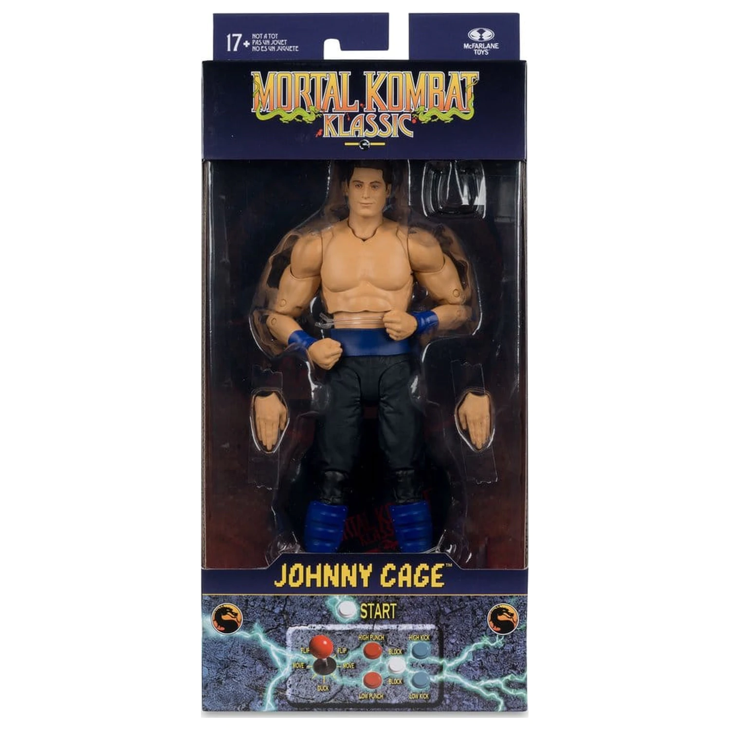 Mortal Kombat Klassics Johnny Cage akciófigura 19 cm termékfotó