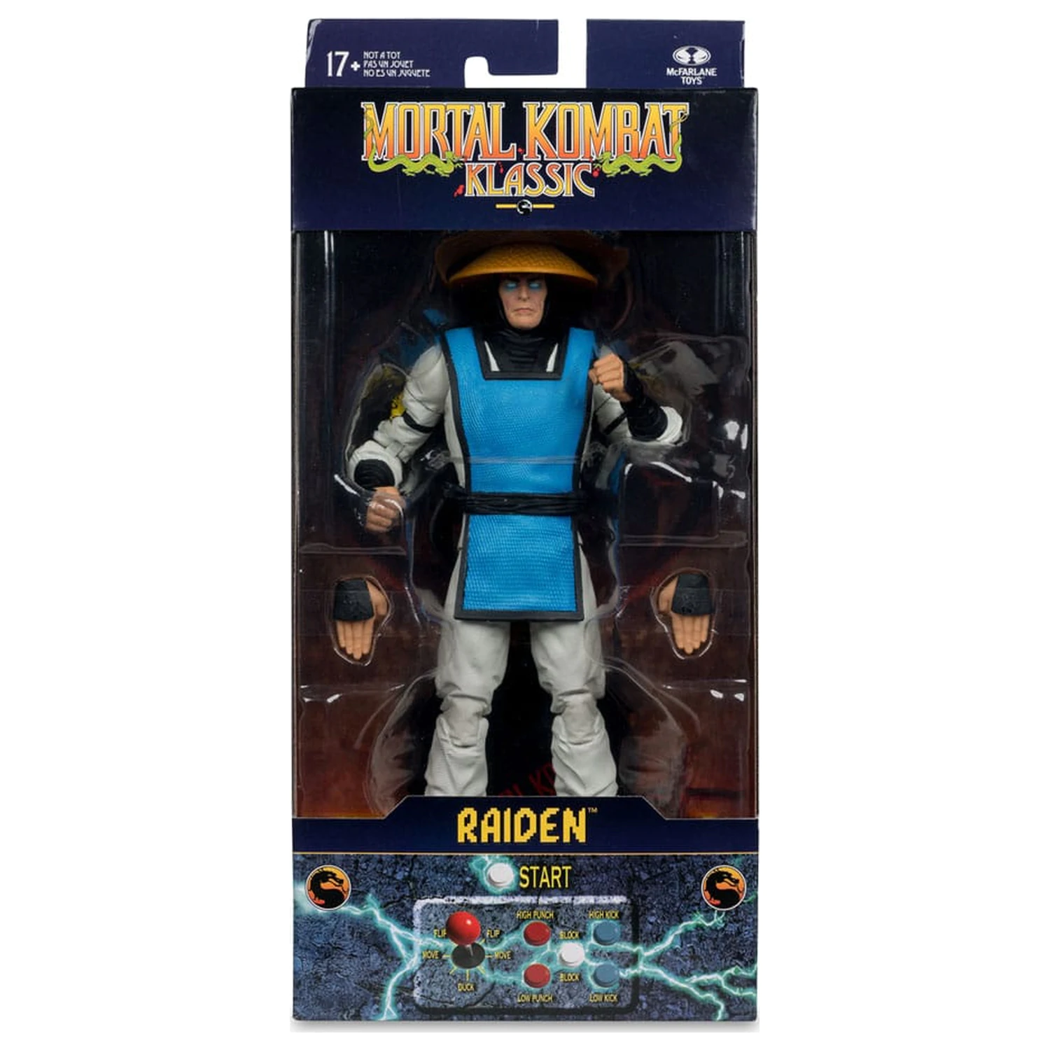 Mortal Kombat Klassiks Raiden akciófigura 18 cm termékfotó