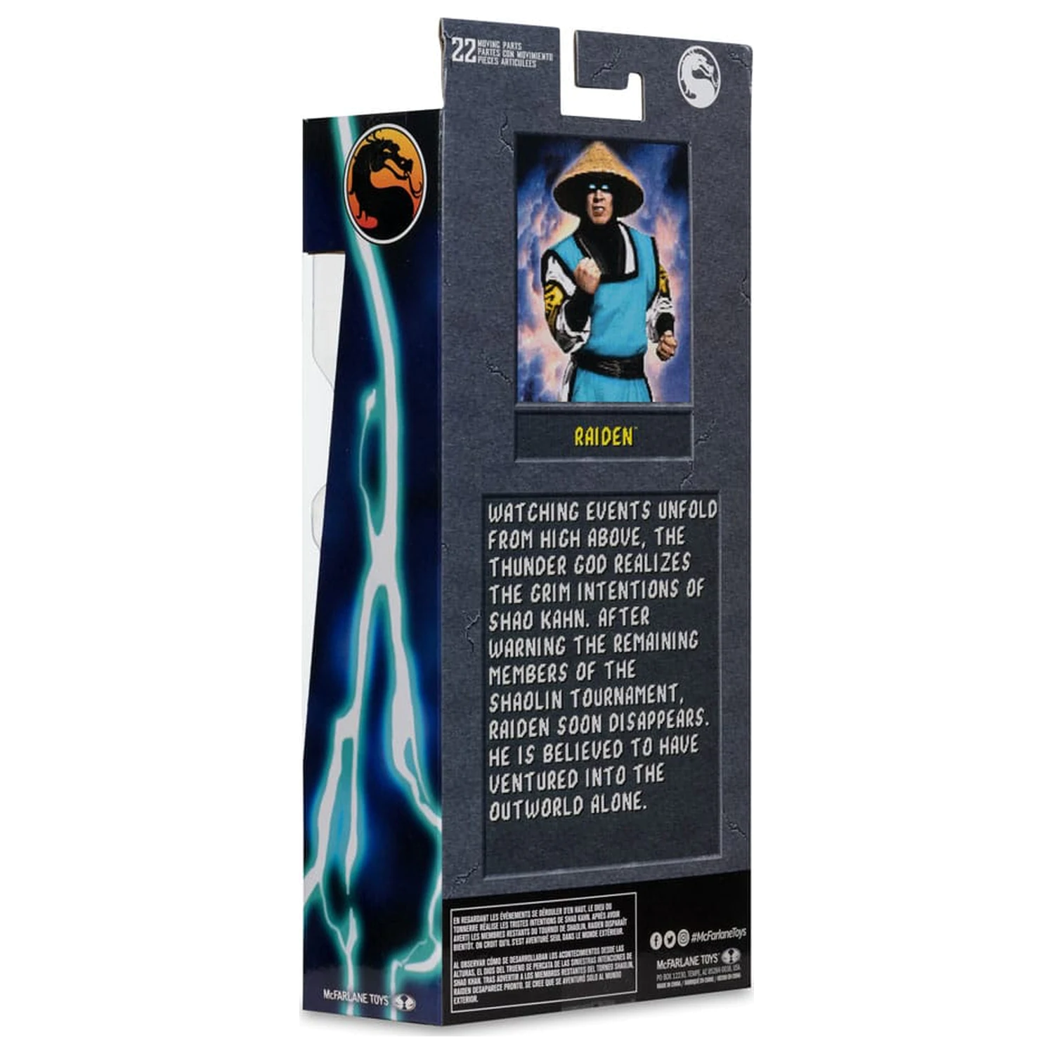 Mortal Kombat Klassiks Raiden akciófigura 18 cm termékfotó