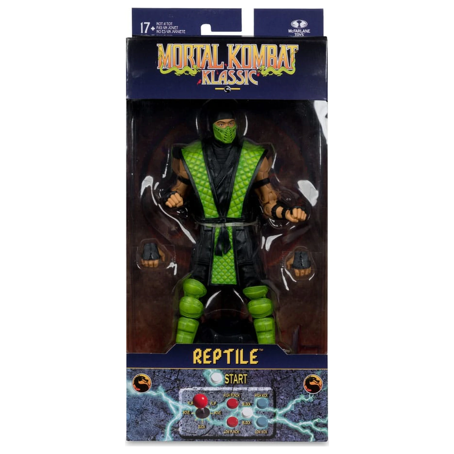 Mortal Kombat Klassiks Reptile akciófigura 18 cm termékfotó
