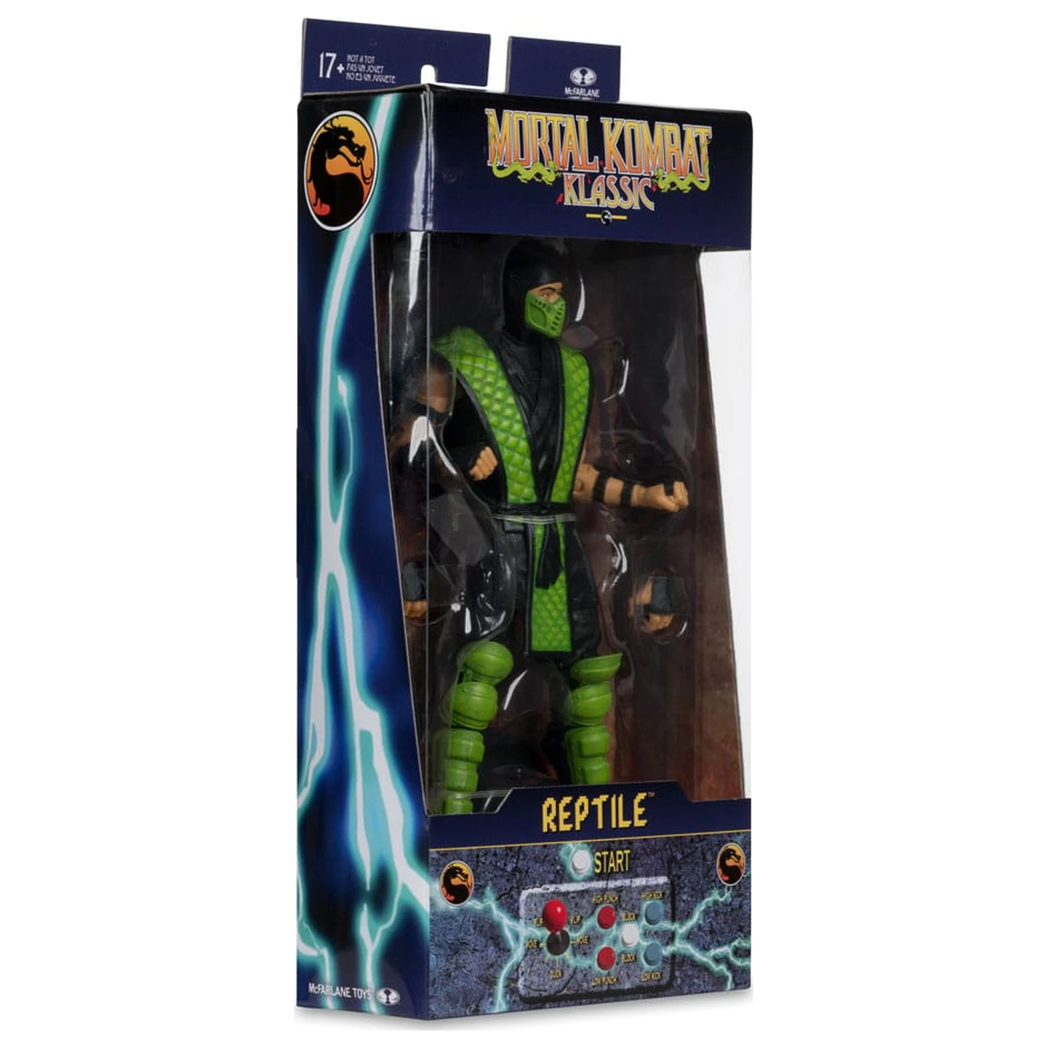 Mortal Kombat Klassiks Reptile akciófigura 18 cm termékfotó
