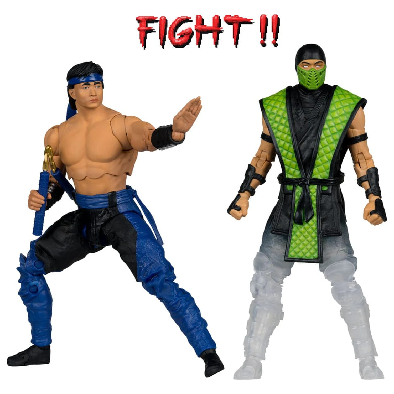 Mortal Kombat Liu Kang vs. Reptile (Klassics) 2 db-os akciófigura csomag 18 cm termékfotó