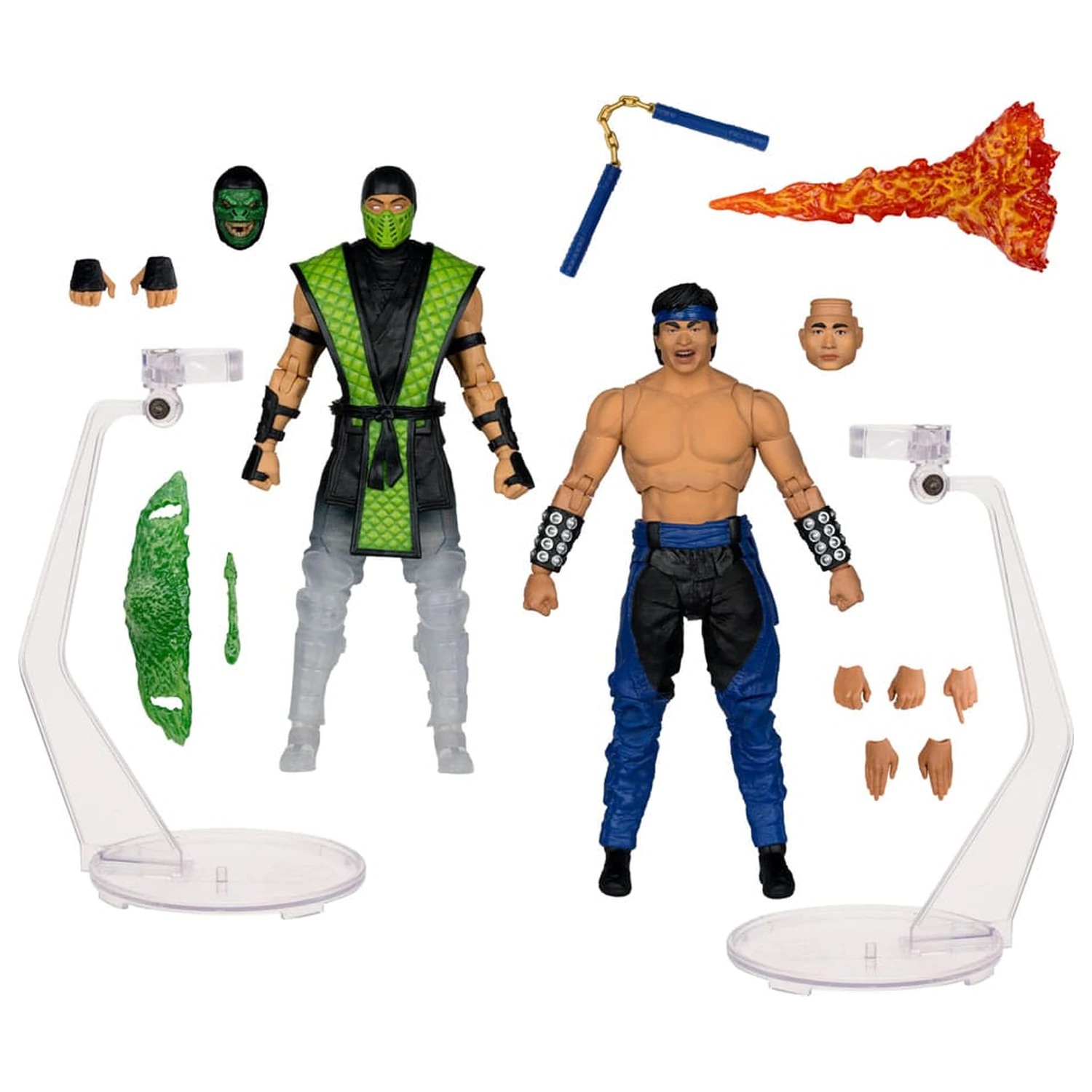 Mortal Kombat Liu Kang vs. Reptile (Klassics) 2 db-os akciófigura csomag 18 cm termékfotó