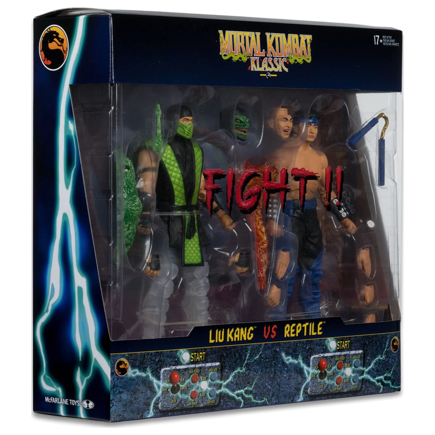 Mortal Kombat Liu Kang vs. Reptile (Klassics) 2 db-os akciófigura csomag 18 cm termékfotó